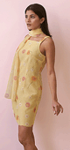 Chiffon Dress with Scarf