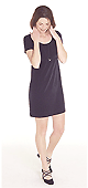 Ribbed Velvet Dress